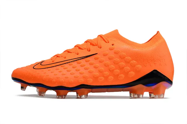 Nike Flyknit Ultra أسود نعل قزحي Firm-Ground أحذية كرة القدم 8