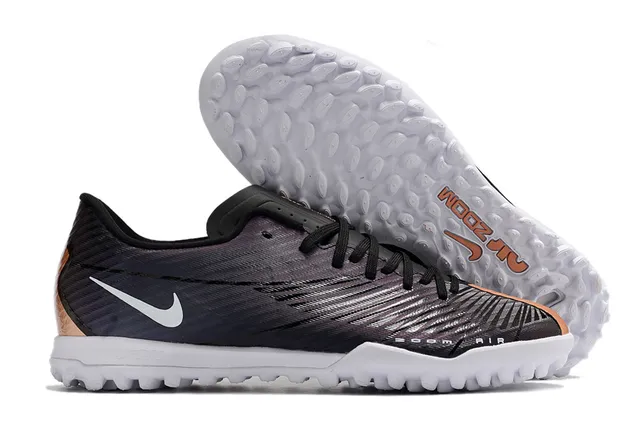 Nike dorado blanco metálico cobre sintético superior suela césped fútbol zapatos 9