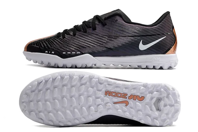 Nike dorado blanco metálico cobre sintético superior suela césped fútbol zapatos 17