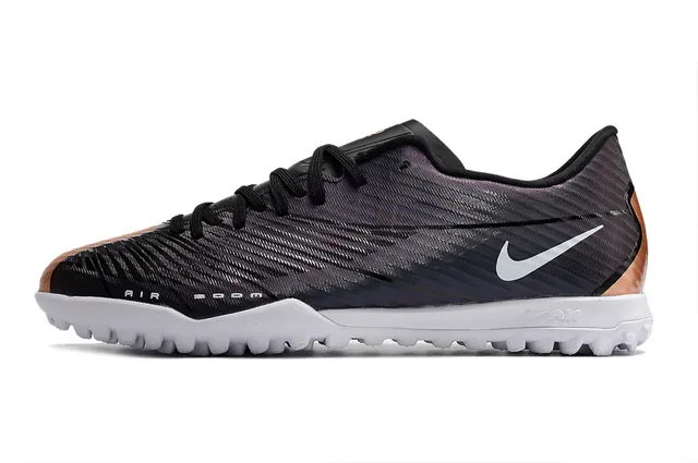 Nike dorado blanco metálico cobre sintético superior suela césped fútbol zapatos 20