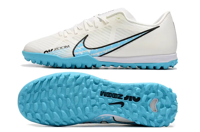 Nike dorado blanco metálico cobre sintético superior suela césped fútbol zapatos 23