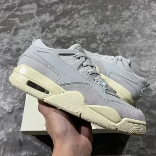 Nike Cinza Bege Tênis Lifestyle Low-Top com Upper em camadas