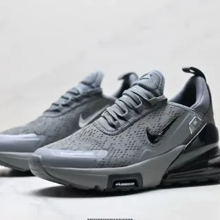 Nike Gris Noir Malla Perforée Engineered Superior Visible Air Zoom Unité du Talon Chaussures Lifestyle