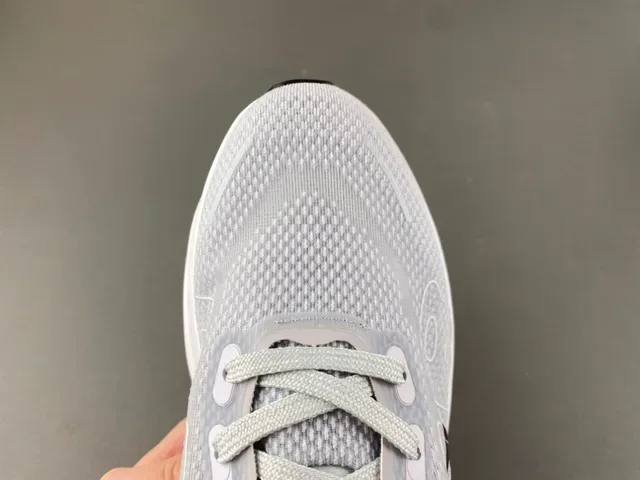 Nike Air Zoom Units Gris Blanc Maille Supérieure Visible Orange Chaussures de Course 5
