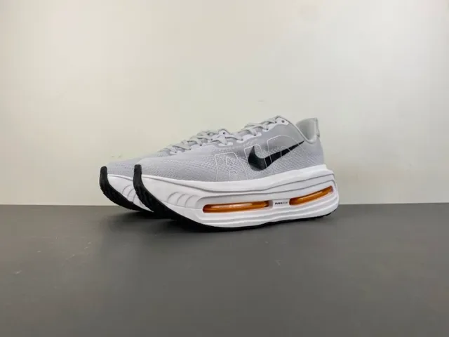 Nike Air Zoom Units Gris Blanc Maille Supérieure Visible Orange Chaussures de Course 10