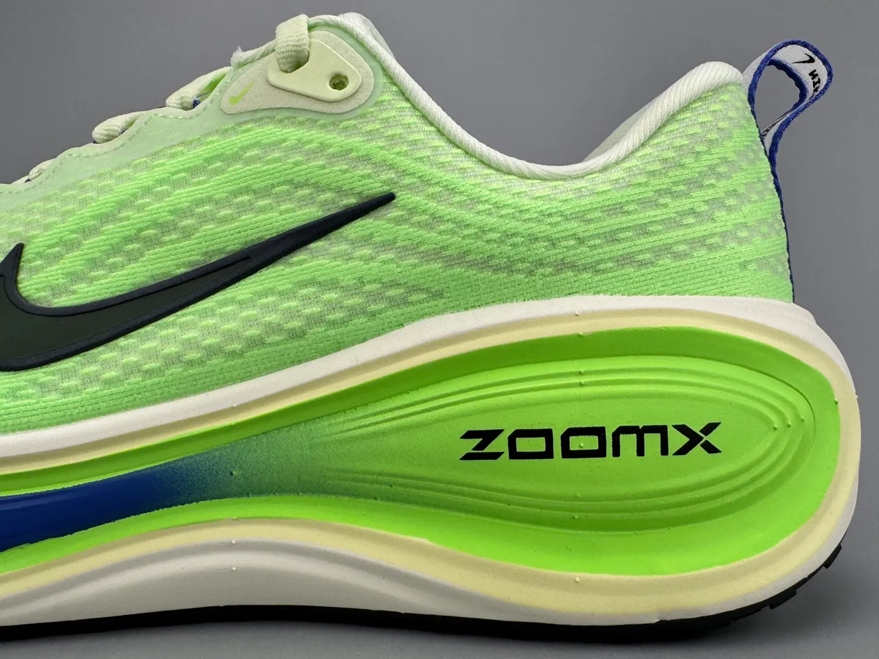 Nike Vert Bleu Haut en Maille Ingénierie Plaque de Carbone de Longueur Complète Chaussures de Course 5