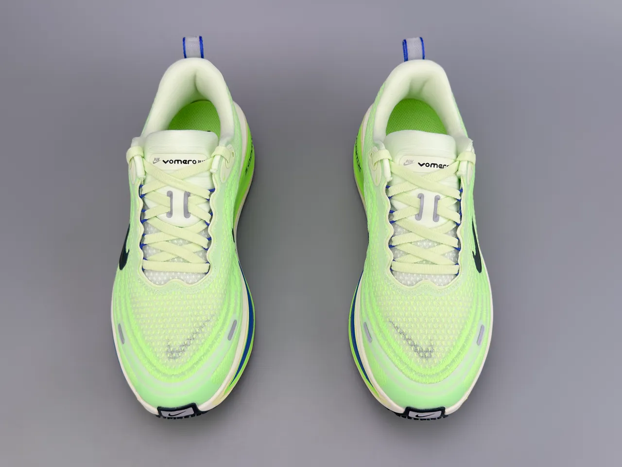 Nike Vert Bleu Haut en Maille Ingénierie Plaque de Carbone de Longueur Complète Chaussures de Course 9