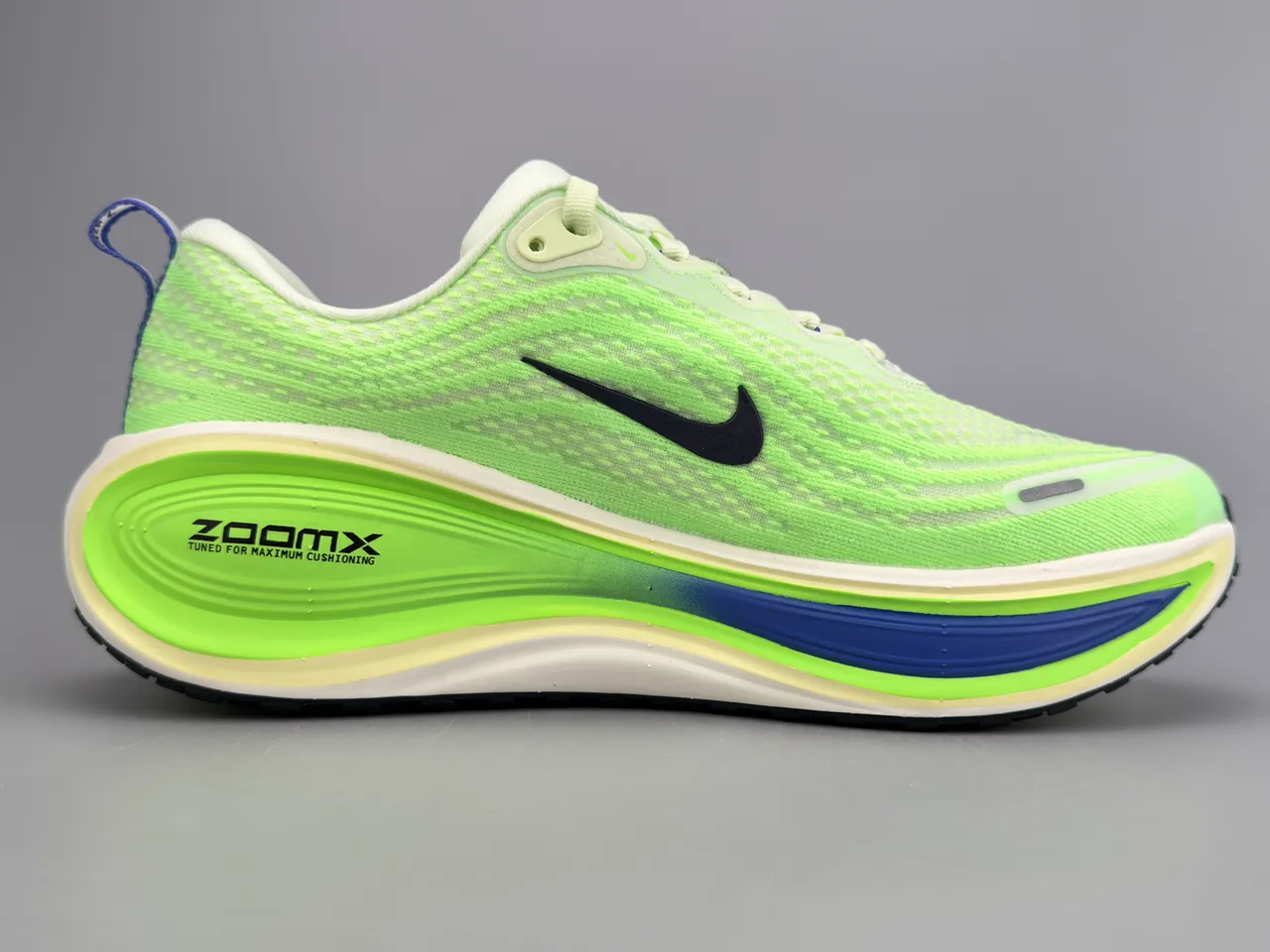 Nike Vert Bleu Haut en Maille Ingénierie Plaque de Carbone de Longueur Complète Chaussures de Course 10