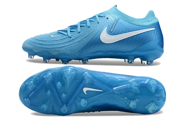 Nike Gripfall Light Blue Firm-Ground Soccer Shoes 6