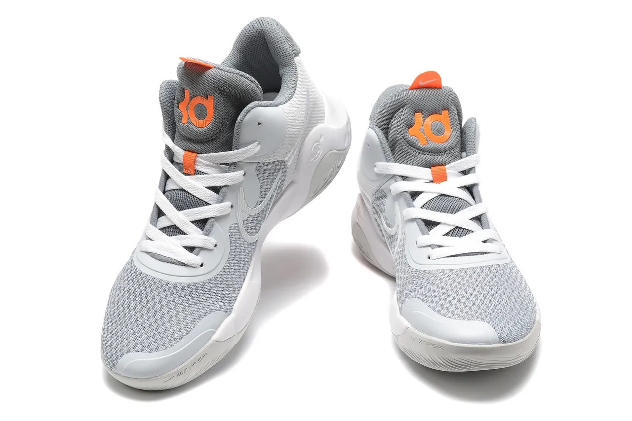 Nike KD Gris Noir Tricot Maille Supérieur Gomme Caoutchouc Semelle Chaussures de Basketball 7