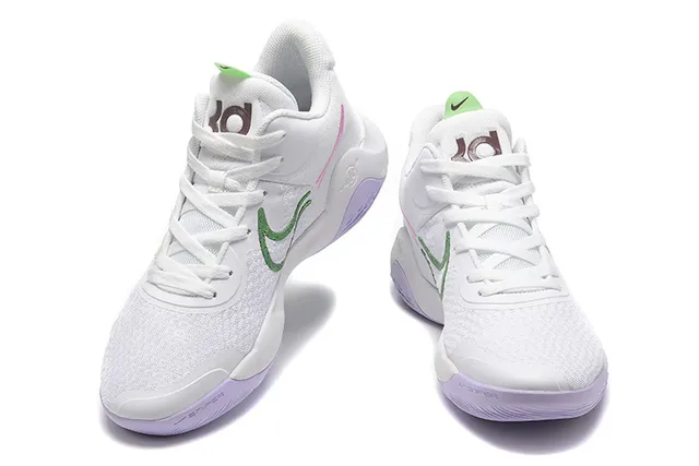 Nike KD Gris Noir Tricot Maille Supérieur Gomme Caoutchouc Semelle Chaussures de Basketball 8
