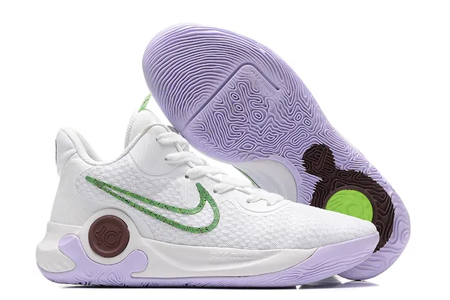 Nike KD Gris Noir Tricot Maille Supérieur Gomme Caoutchouc Semelle Chaussures de Basketball 10