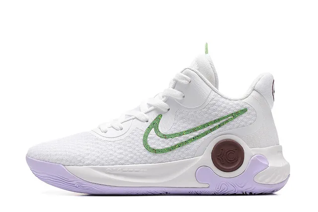 Nike KD Gris Noir Tricot Maille Supérieur Gomme Caoutchouc Semelle Chaussures de Basketball 12