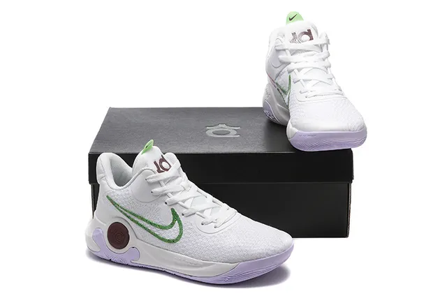 Nike KD Gris Noir Tricot Maille Supérieur Gomme Caoutchouc Semelle Chaussures de Basketball 13