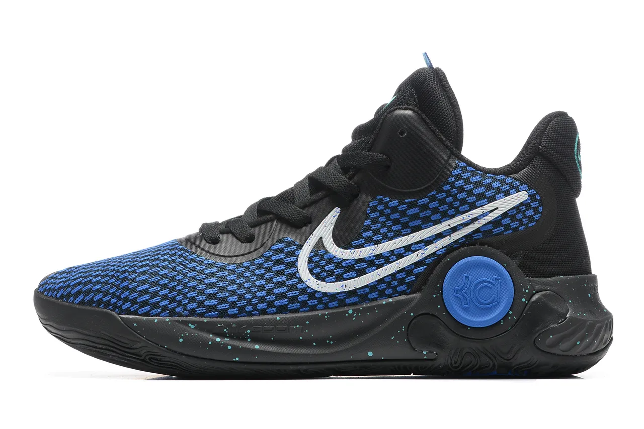 Nike KD Gris Noir Tricot Maille Supérieur Gomme Caoutchouc Semelle Chaussures de Basketball 16