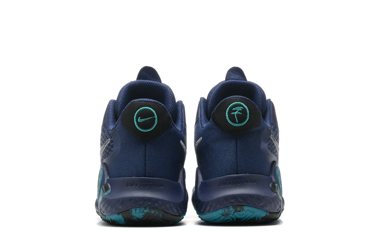 Nike KD Gris Noir Tricot Maille Supérieur Gomme Caoutchouc Semelle Chaussures de Basketball 24