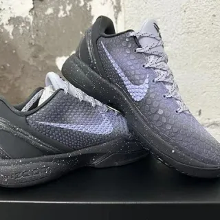 Nike Kobe 6 काला बैंगनी ग्रेडिएंट बास्केटबॉल जूते