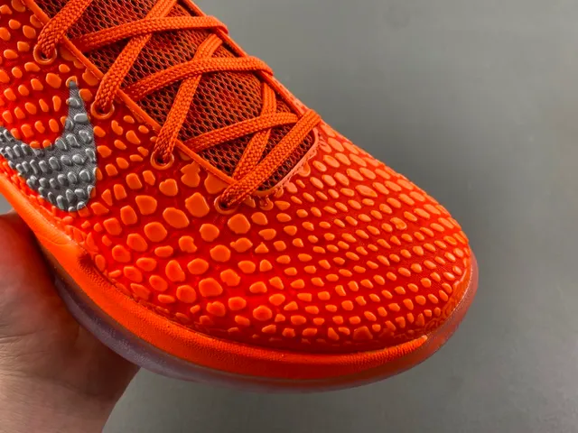 Nike Kobe 6 Orange Yellow Silver Basketball Shoes 2