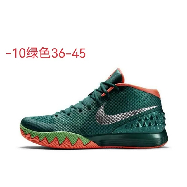 Nike Kyrie 1 verde laranja tênis de basquete 2