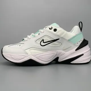 Nike M2K Tekno White Mint Green Chunky Sneakers