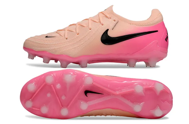 Nike Mercurial Bottes de football dégradé pêche rose Firm-Ground Chaussures de football 14