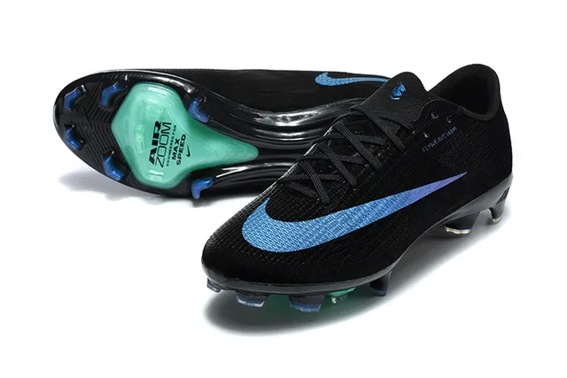 নাইক Mercurial Superfly Flyknit Ultra কালো নীল সবুজ Firm-Ground ফুটবল জুতো 6