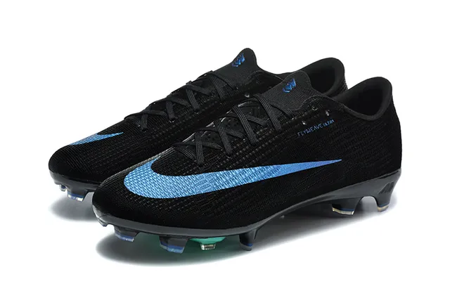 নাইক Mercurial Superfly Flyknit Ultra কালো নীল সবুজ Firm-Ground ফুটবল জুতো 8