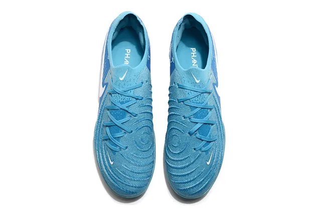 Nike Mercurial Turf Bleu Clair Blanc Turf Chaussures de football 2