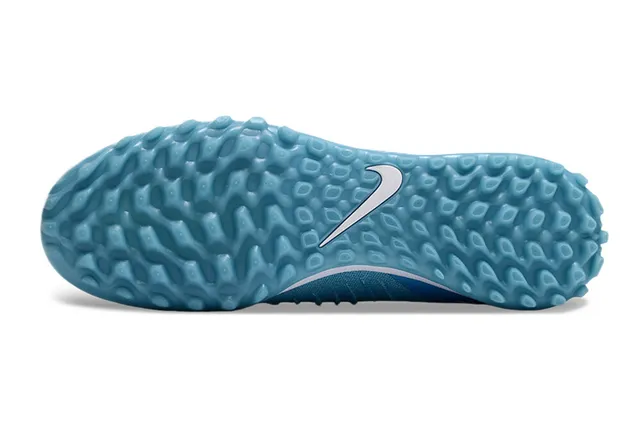 Nike Mercurial Turf Bleu Clair Blanc Turf Chaussures de football 6
