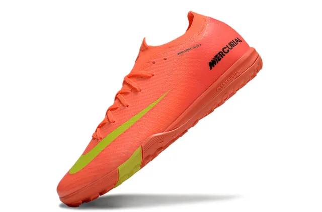 Nike Mercurial Turf কমলা এবং লাইম গ্রিন Turf ফুটবল জুতা 3