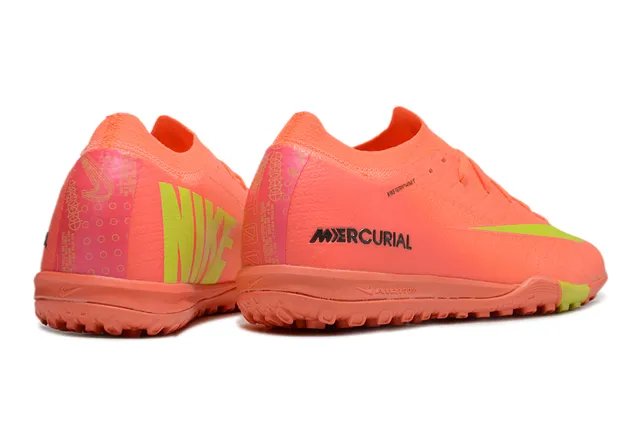 Nike Mercurial Turf কমলা এবং লাইম গ্রিন Turf ফুটবল জুতা 5