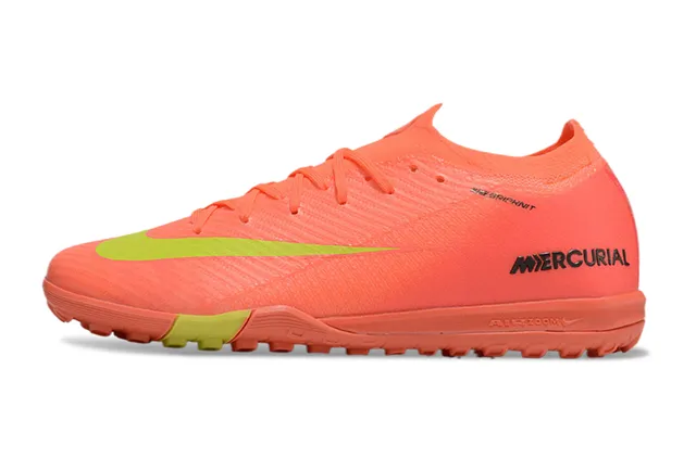 Nike Mercurial Turf কমলা এবং লাইম গ্রিন Turf ফুটবল জুতা 7