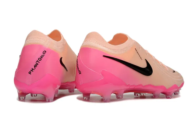 Nike Mercurial Vapor Sapatos de futebol rosa bege com parte superior de malha de baixo corte, cadarços assimétricos, para terreno firme 5
