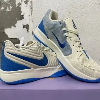 Nike NikeCourt البيج الأزرق ريبيد تغطية منتصف القدم تريكو شبكي أعلى أحذية رياضية للأسلوب الحياة