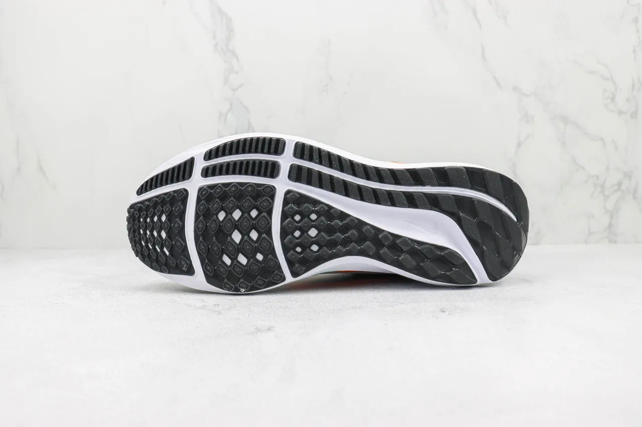 Nike Pegasus 40 White Green Orange Running Shoes 8