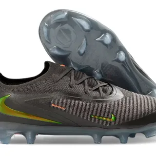 Nike Phantom GT Noir Iridiscent Vert Firm-Ground Chaussures de Football