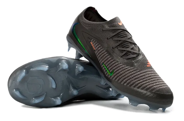 Nike Phantom GT Noir Iridiscent Vert Firm-Ground Chaussures de Football 12
