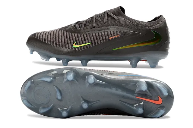 Nike Phantom GT Noir Iridiscent Vert Firm-Ground Chaussures de Football 14