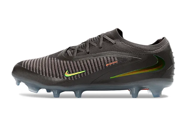 Nike Phantom GT Noir Iridiscent Vert Firm-Ground Chaussures de Football 17