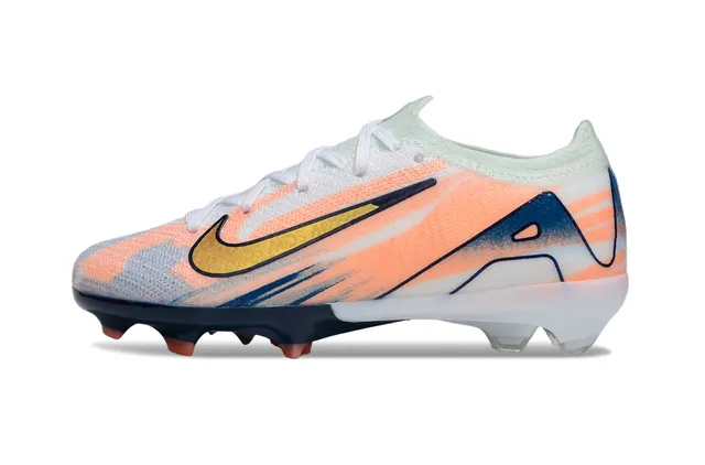Nike Phantom GT ऑरेंज नेवी निट अपर ग्रेडिएंट फर्म ग्राउंड सोकर शूज 2