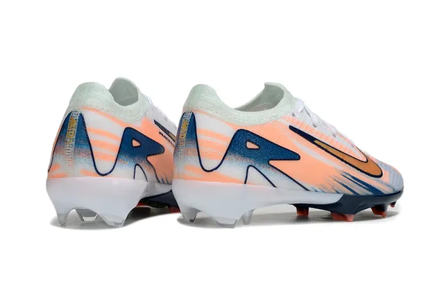 Nike Phantom GT ऑरेंज नेवी निट अपर ग्रेडिएंट फर्म ग्राउंड सोकर शूज 7