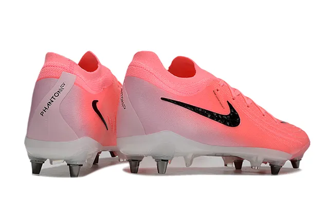 Nike Phantom GT Pink Black Low-Cut Knit Upper Firm-Ground chaussures de football 5