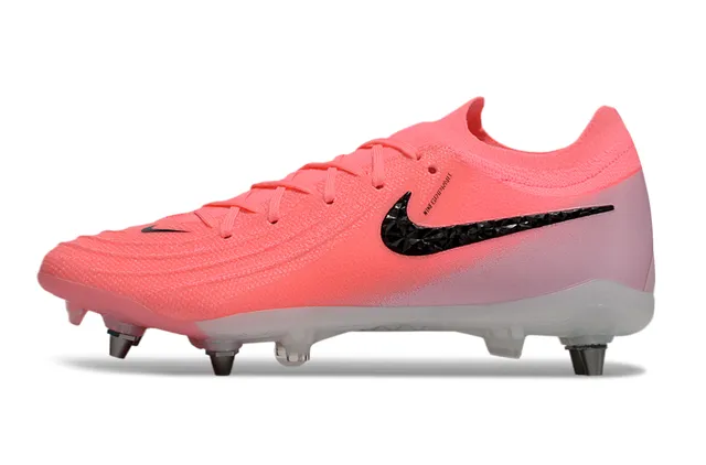 Nike Phantom GT Pink Black Low-Cut Knit Upper Firm-Ground chaussures de football 7