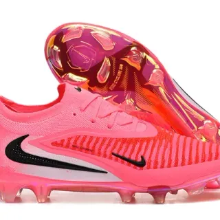 Nike Phantom GT Rosa Preto Translúcido Campo Firme Sapatos de Futebol