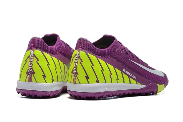 Nike Phantom GT Turf Purple and Neon Yellow Turf أحذية كرة القدم 2