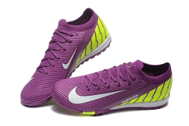 Nike Phantom GT Turf Purple and Neon Yellow Turf أحذية كرة القدم 3