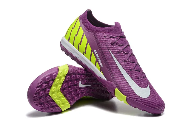 Nike Phantom GT Turf Purple and Neon Yellow Turf أحذية كرة القدم 6