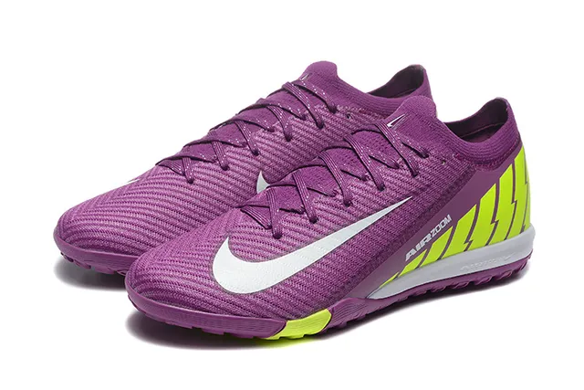 Nike Phantom GT Turf Purple and Neon Yellow Turf أحذية كرة القدم 8