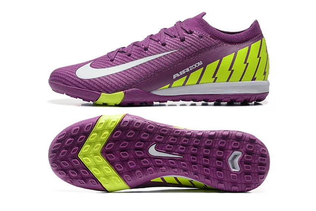 Nike Phantom GT Turf Purple and Neon Yellow Turf أحذية كرة القدم 9