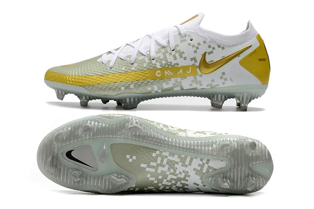 Nike Phantom GT White Firm-Ground 足球鞋 16